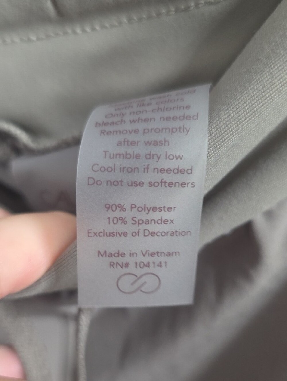 CALIA Taupe Drawstring Jogger Pants - Picture 3 of 10